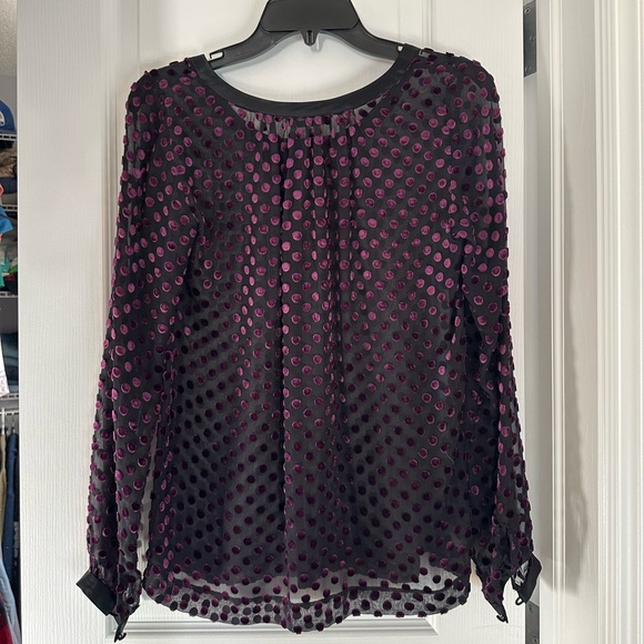 Club Monaco sheer blouse - Picture 2 of 2